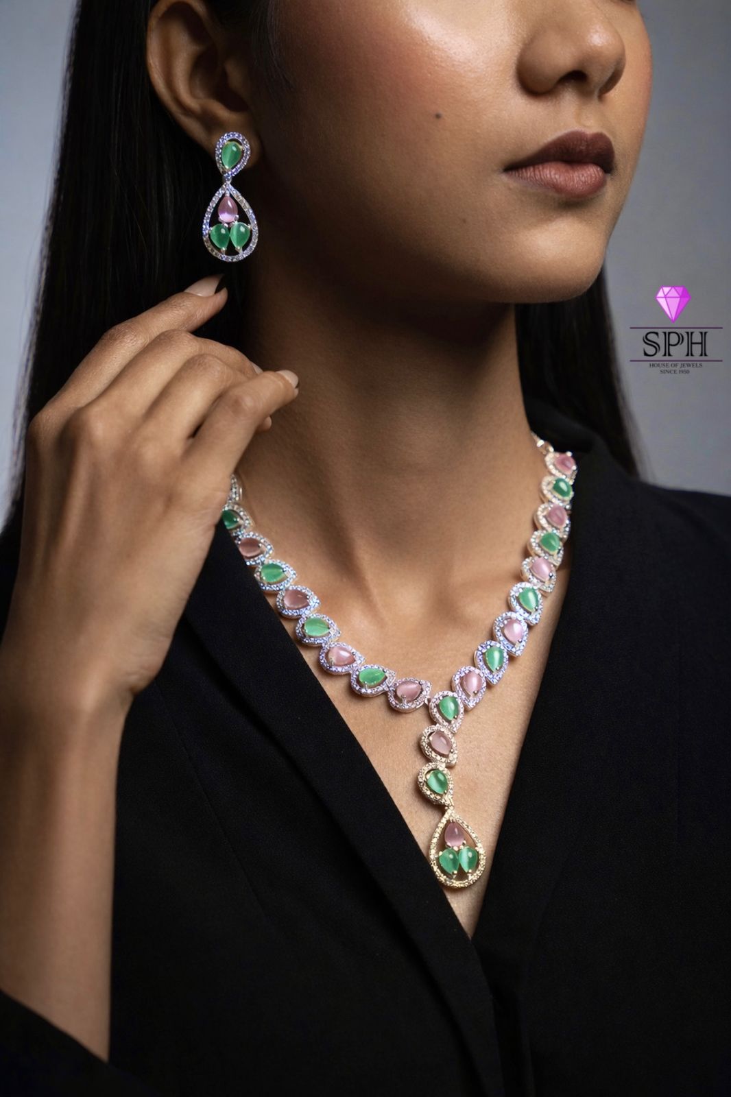 SILVER NECKLACE SET