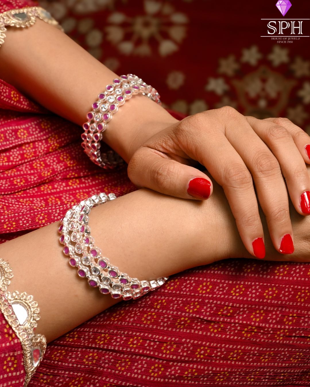 SILVER BANGLES